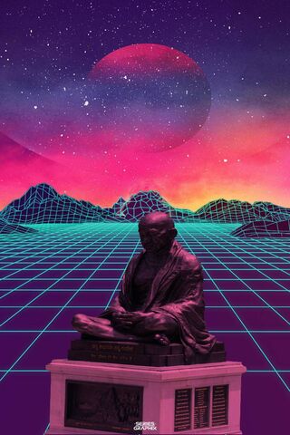 Cosmic Gandhi: A Journey Beyond Time 🌌✌️