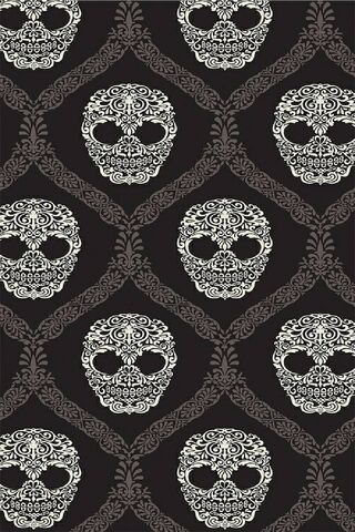 Gothic Elegance: The Skullz Pattern