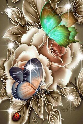 Whispers of Nature's Glow 🌸🦋