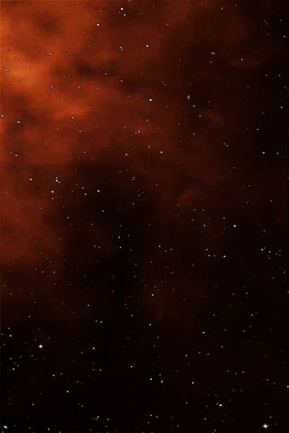 Celestial Glow: The Orange Starry Sky 🌌✨