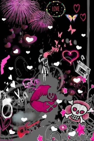 Love in Chaos: A Colorful Collision