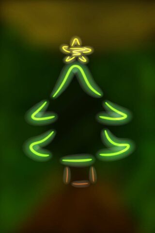 ネオンクリスマスツリー2
