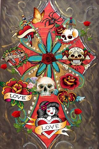 Whimsical Wonders: A Dance of Colors and Symbols