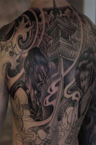 Warrior's Ink: A Tale of Strength and Honor