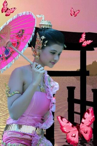 Pink Asian Girl
