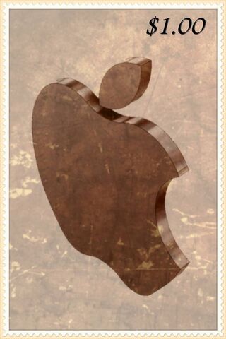 Vintage Apple Stamp: A Touch of Nostalgia 🍏✨