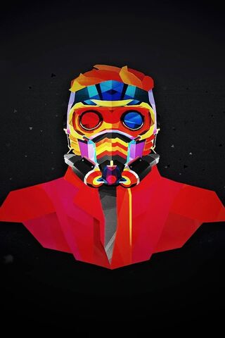 Galactic Hero in Vibrant Colors 🌌✨