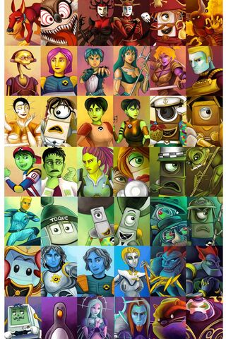 Epic Heroes and Villains: A Colorful Cast of Game Characters 🎮✨