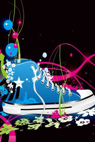 Vibrant Kicks: A Splash of Color