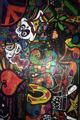 Vibrant Chaos: A Dance of Colors