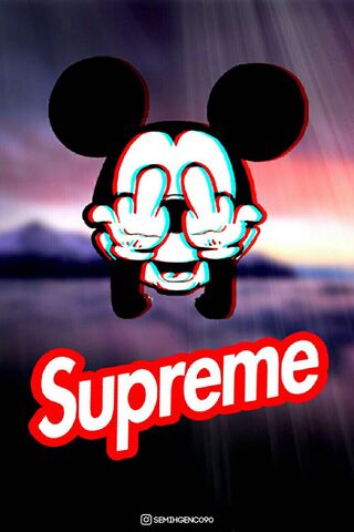 Supreme Red Wallpaper - Download to your mobile from PHONEKY