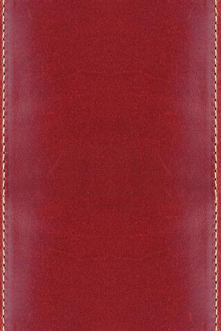 Rich Red Elegance: The Leather Canvas