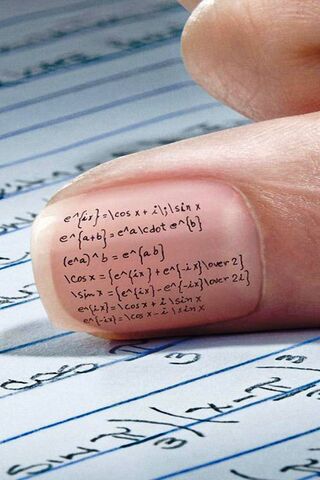 Mathematical Nail Art: A Cheater's Canvas