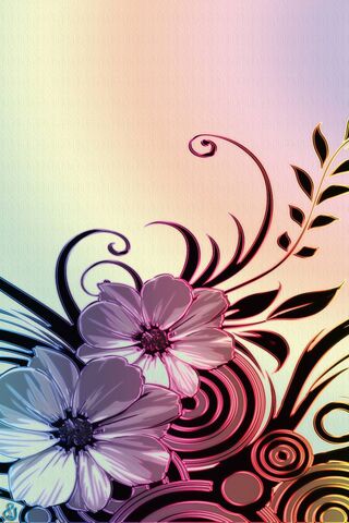 Whimsical Blooms: A Dance of Colors 🌸✨