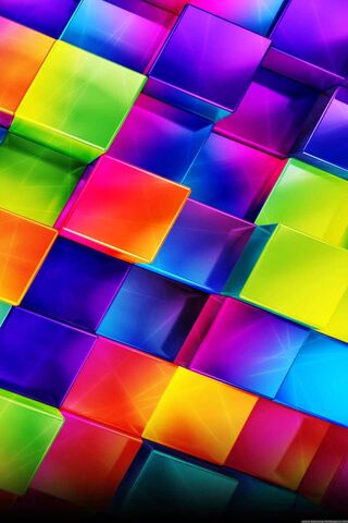 Vibrant Cube Symphony 🎨✨