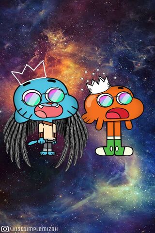 Download Gumball And Darwin Wallpaper