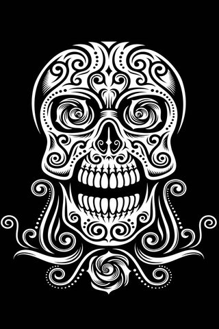 Mystical Tribal Skull Art 🖤✨