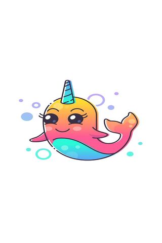 Whimsical Narwhal Delight 🐋✨