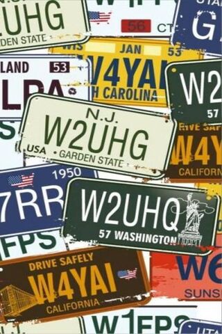 License Plates Wallpaper - Download to your mobile from PHONEKY