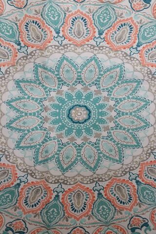 Vibrant Oasis: A Shower Curtain Delight 🌊✨