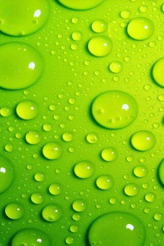 Droplets Green