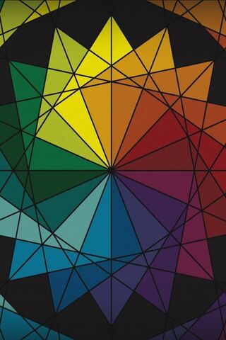Vibrant Geometry: A Kaleidoscope of Colors 🌈✨