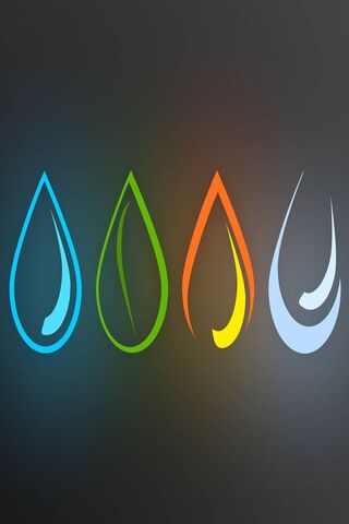 Nature's Palette: The Essence of Elements 🌊🍃🔥💧