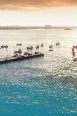 Ferry Dreams: A Serene Sunset at Sea 🌅⛴️