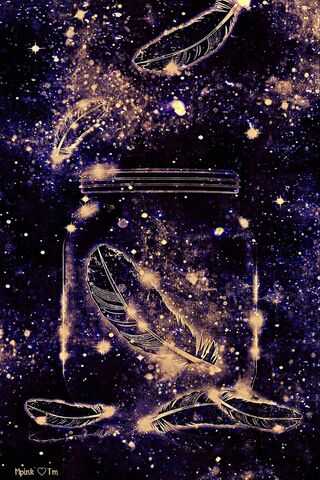 Cosmic Whispers: The Magic of Glowing Feathers ✨🪶