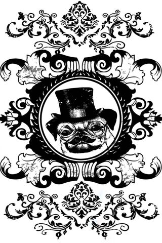 Pug-tastic Elegance 🎩🐾