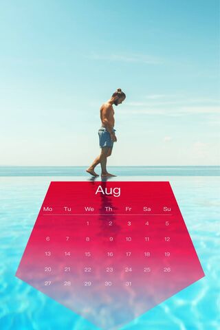 August Vibes: The Man Bun Edition 🌊