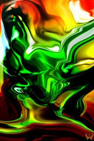 Vibrant Whirl of Colors: Sencillo