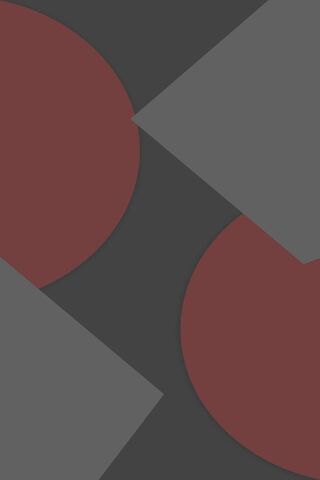 Geometric Harmony: Dark Shapes in Contrast