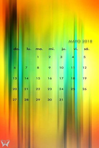 Vibrant May: A Colorful Calendar Experience 🌈