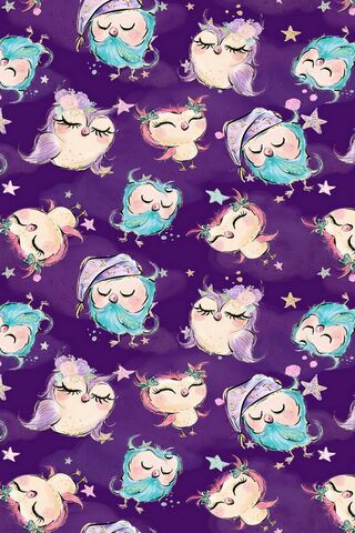 Whimsical Night Owls 🌙🦉