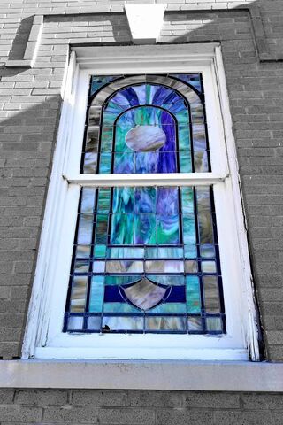 Stained Glass Serenity: A Whimsical Wash of Color