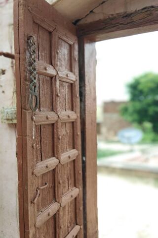 Gateway to Serenity: The Wooden Door