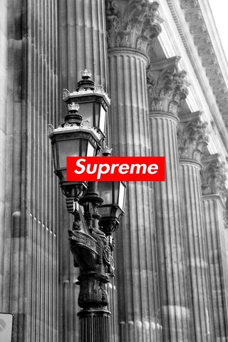 Supreme Elegance: A Street Art Fusion
