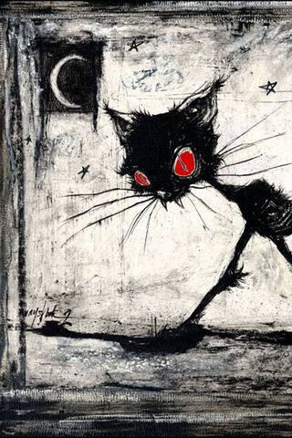 Mystical Midnight Cat 🌙🐾