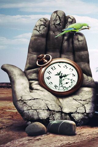 Time Takes Flight: The Parrot Hand Clock