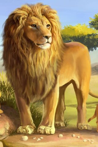 Majestic Roar: The King..