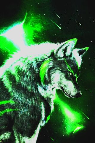Space Wolf Green