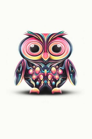 Whimsical Ozcanates: The Colorful Owl