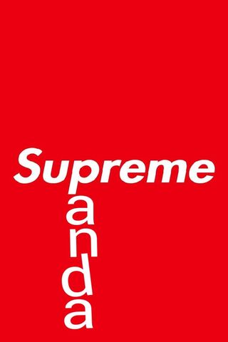 Panda supreme  Supreme wallpaper, Supreme iphone wallpaper, Jordan logo  wallpaper