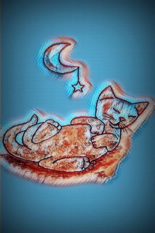 Dreamy Cat Serenade 🌙🐾