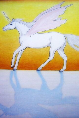 Celestial Flight: The Winged Unicorn