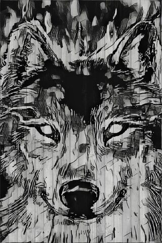 Mystic Shadows: The Bnw Wolf