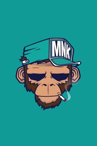 Smoking Monkey Wallpaper - Download to your mobile from PHONEKY