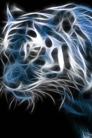 Mystical Blue Tiger: A ..