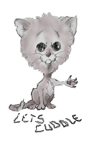 Cuddle Time with a Cute Furry Friend! 🐾❤️